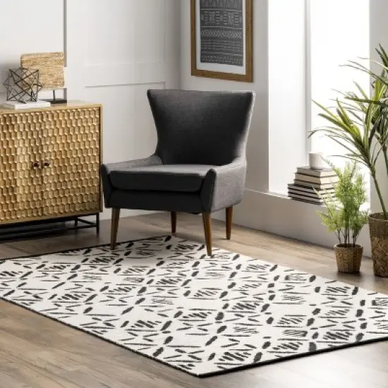 nuLOOM Kirsten Hand Loomed Global Wool Area Rug image {1}
