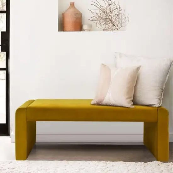 Kaia 47" Upholstered Bench-The Pop Maison image {7}