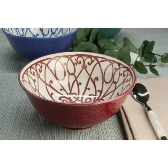 BIA Cordon Bleu Set of 8 6" Gallic Rail Bowls with Jichimu Wood Chopsticks image {6}