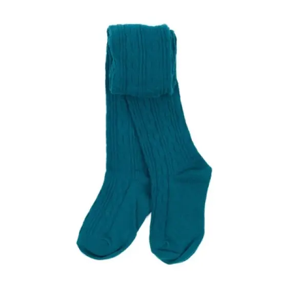 Leveret Girls  Boho Solid Color Cable Knit Tights image {8}