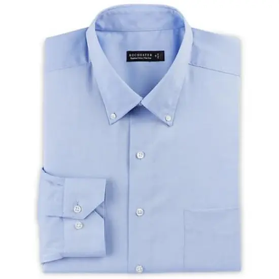 Rochester Oxford Pinpoint Dress Shirt - Men's Big and Tall image {1}