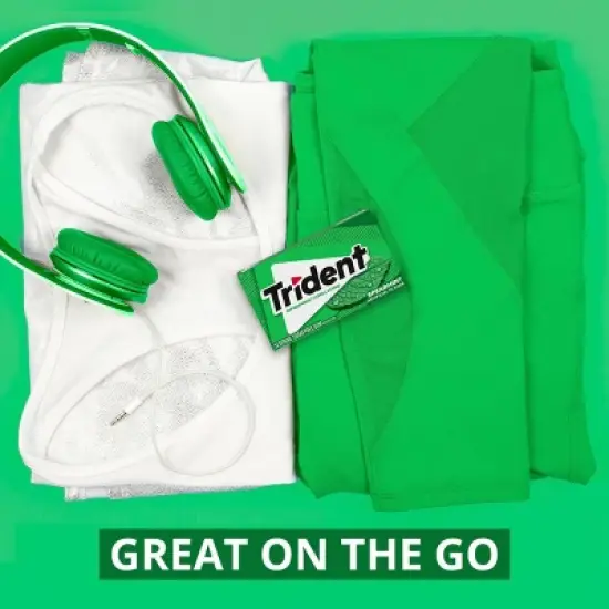 Trident Spearmint Chewing Gums - 2.816oz/3pk image {5}