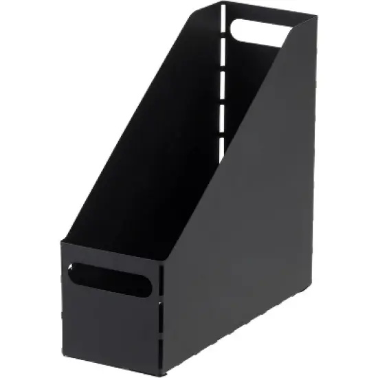 IRIS USA Letter/Legal File Metal Magazine File Holders, Black - 6Pack image {6}