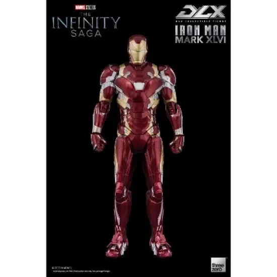 Iron Man Mark 46 1:12 Scale Figure | Threezero The Avengers Infinity Saga DLX Action figures image {1}