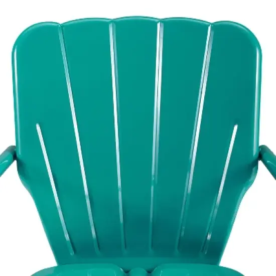 Ridgeland 5pc Outdoor Dining Set - Turquoise - Crosley image {3}