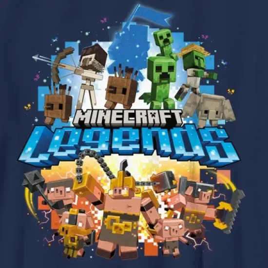 Boy's Minecraft Legends Poster T-Shirt image {1}