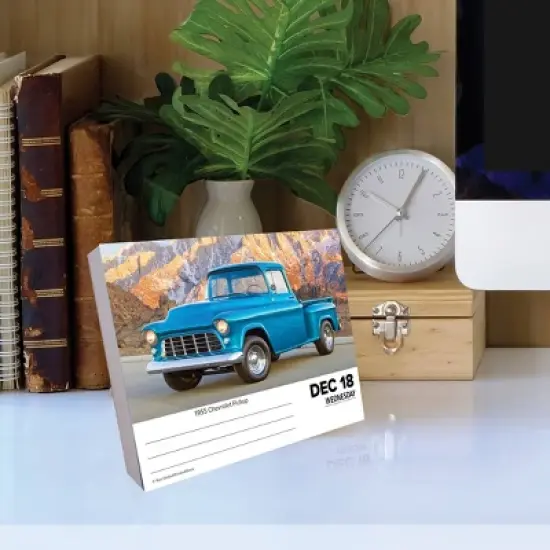 Willow Creek Press 2024 Daily Desk Calendar 5.2"x6.2" Classic Cars & Trucks image {3}