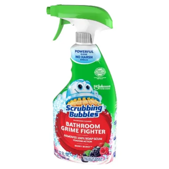 Scrubbing Bubbles Berry Burst Bathroom Grime Fighter - 32 fl oz image {8}