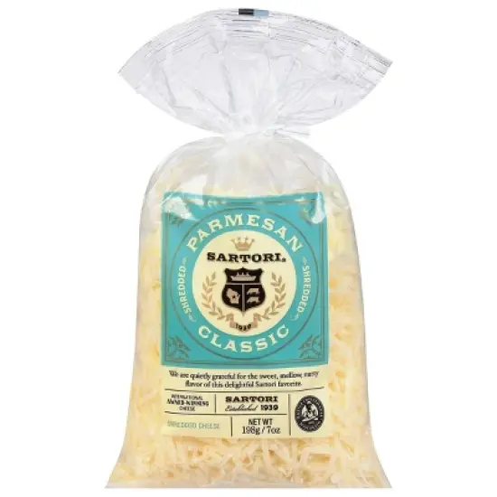 Sartori Shredded Parmesan Cheese Bag - 7oz image {3}