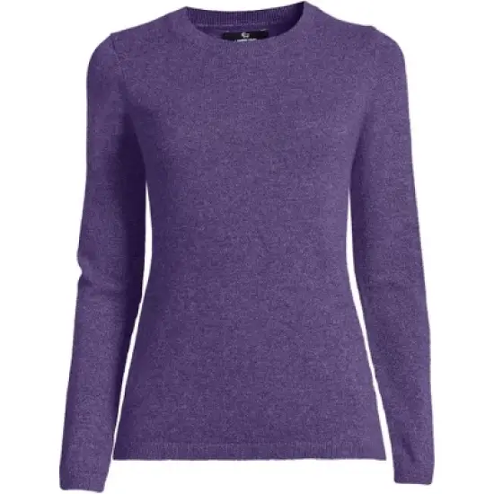 Lands' End Women's Tall Cashmere Crewneck Sweater image {11}