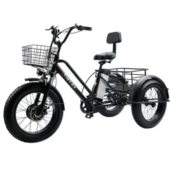 Topteng Electric Trike, 3 Wheel Bicycle with 4.0 Fat Tire image {13}
