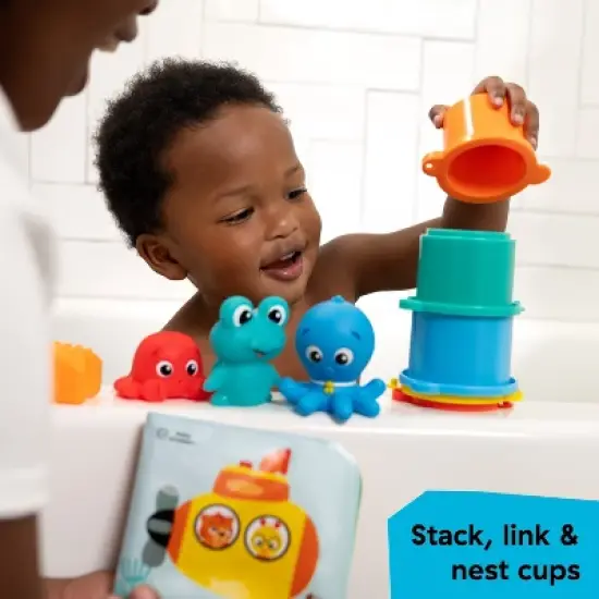 Baby Einstein Ocean Explorers Opus Bath Pals Gift Set - 11pk - 3 Months+ image {4}