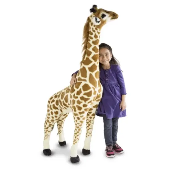 Melissa & Doug Giant Giraffe - Lifelike Stuffed Animal image {2}