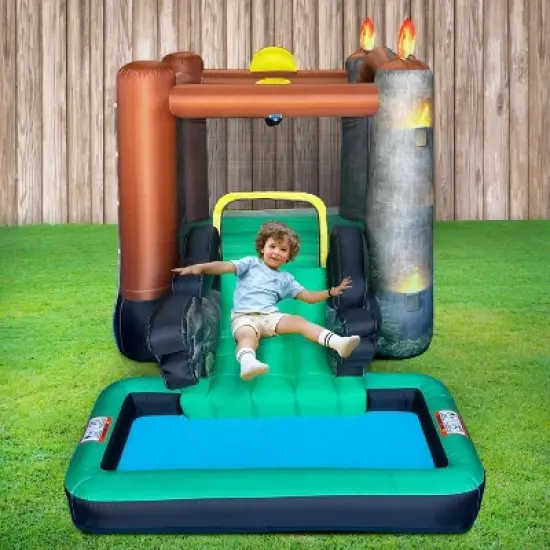Jurassic World Bounce House with Water Slide and Pool image {4}