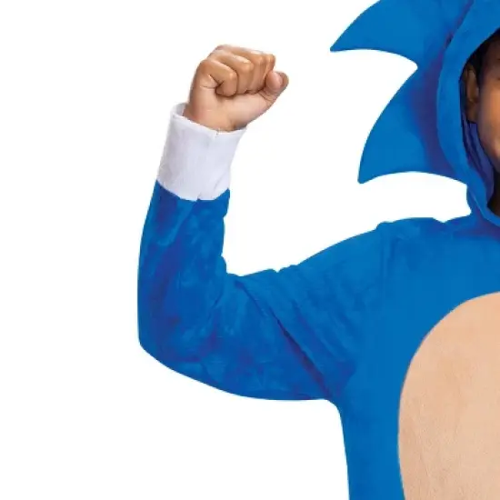Sega Kids' Sonic the Hedgehog Movie 3 Halloween Costume Jumpsuit Blue image {7}