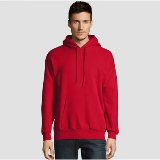 Hanes Men's EcoSmart Fleece Pullover Hooded Sweatshirt image {13}