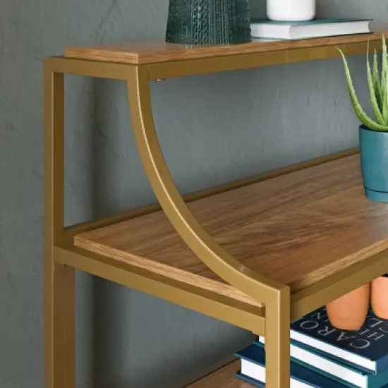 International Lux Metal Frame Console Table - Sauder image {2}