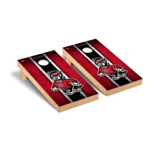 NCAA NC State Wolfpack Premium Cornhole Board Vintage Version image {1}