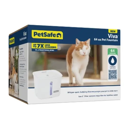 PetSafe 64oz Viva Plastic Dog and Cat Automated Fountain image {2}