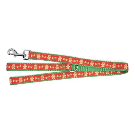 The Worthy Dog Gingerbread Bones Pet Leash image {2}