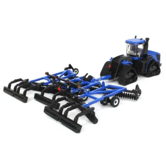 ERTL 1/64 New Holland T9.700 SmartTrax II with PLM Intelligence & Folding Disc 13995 image {2}