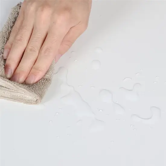 Yaheetech Modern Computer Desk Work Station with Removable Floating Organizer White image {6}