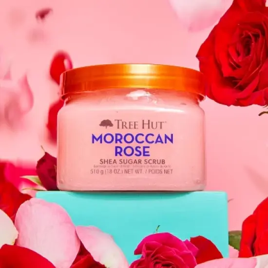 Tree Hut Moroccan Rose Shea Sugar Body Scrub - 18oz image {7}