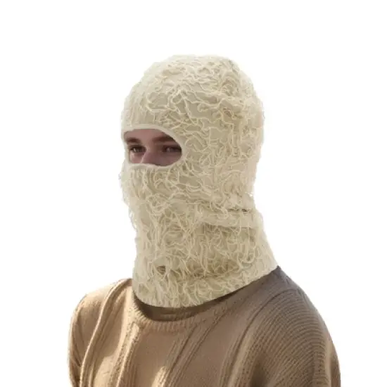 Unique Bargains Warm Knitting Face Mask 1 Pc image {4}