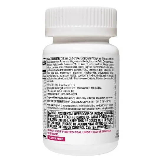 Women's Daily Prenatal Combo Pack Dietary Supplement Tablets & Softgels - 60ct - up&up&trade; image {9}