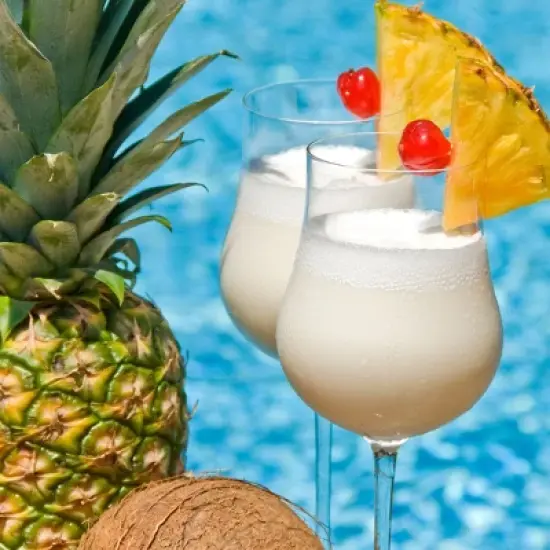 Crafted Cocktails Pina Colada Mix: 6 Pack: 80 Calories Per Serving, Premium Coconut Cream, Pineapple Juice and Organic Agave&nbsp; 8 Cocktails Per Bottle image {4}
