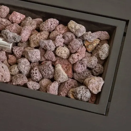 Kahala 5pc Wicker Chat Set with Fire Table - Christopher Knight Home image {5}