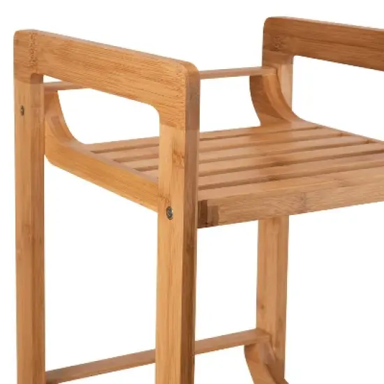 Three Tier Bamboo Tower Brown - Organize It All image {3}