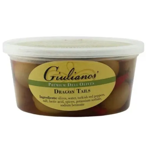 Giuliano Dragon Tails Olives - Case of 6 - 7 oz. image {2}