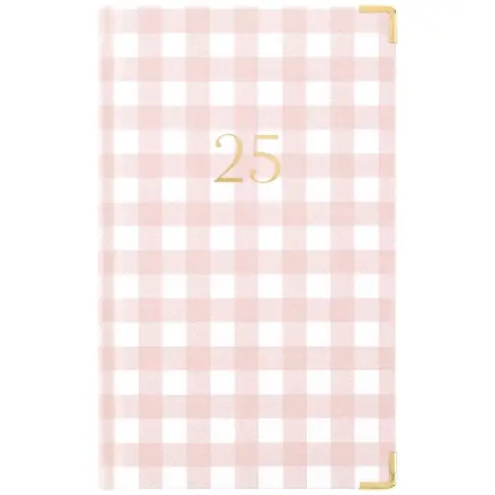 Sugar Paper Essentials 2025 Weekly/Monthly Planner 5.125"x8.188" Pink Buffalo Check: Adult Stationery, Non-Toxic, Acid-Free image {8}