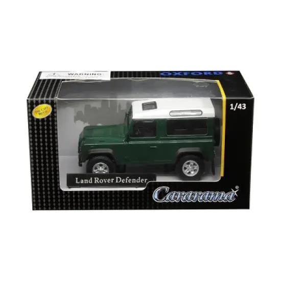 Land Rover Defender Dark Green 1/43 Diecast Model Car by Cararama image {2}