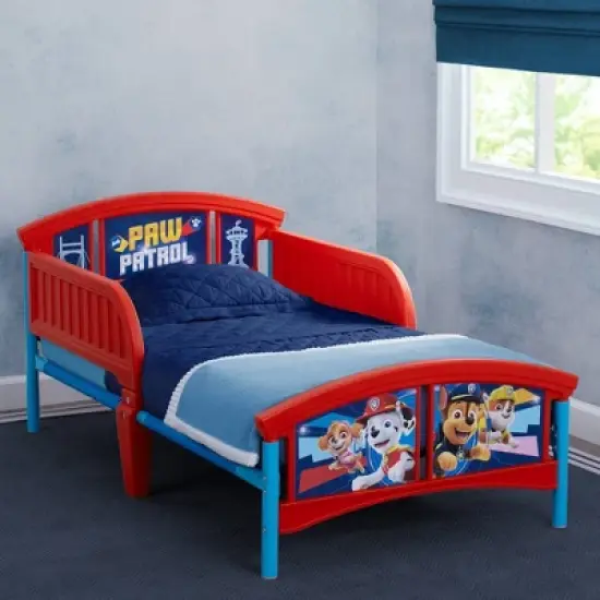Delta Children Nick Jr. PAW Patrol Plastic Toddler Bed image {1}