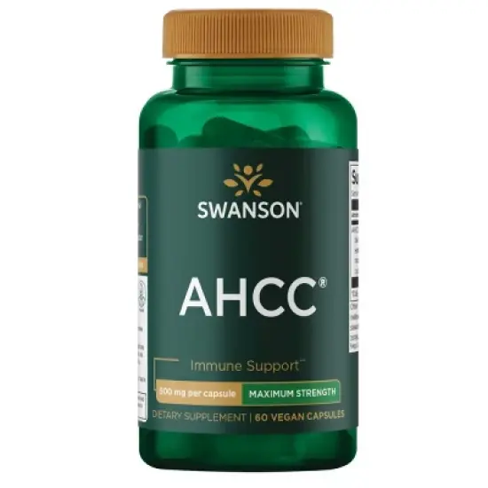 Swanson AHCC - Maximum Strength, Supports A Healthy Immune Defense System & Offers Antioxidant Liver Support, 500 mg (60 Capsules) image {4}