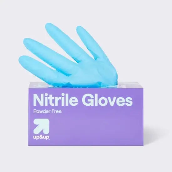 Nitrile Exam Gloves - 50ct - up&up&trade; image {2}