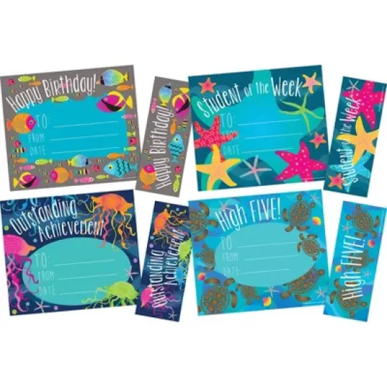 Barker Creek Kai Ola Curated Collection Set 564pc per Set: Multicolored Paper Bulletin Board Cutouts, 4"x18" Presentation Accessories image {1}