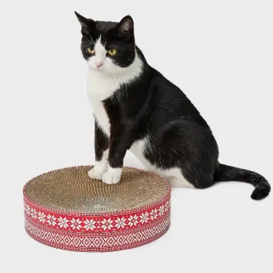 Board Bowl Pad Cat Scratcher - 15.7" - Boots & Barkley&trade; image {2}