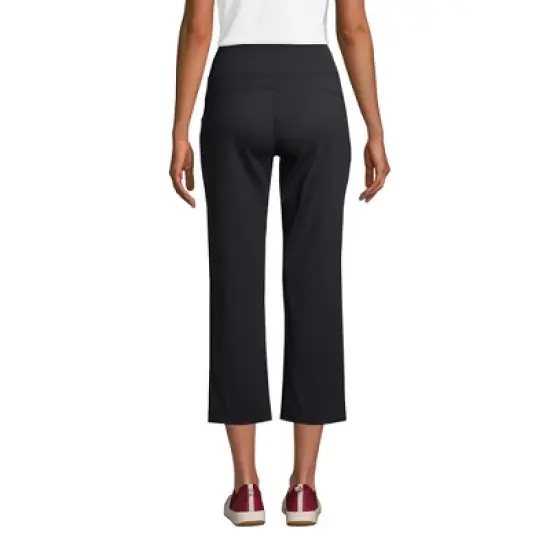 Lands' End Women's Active Crop Yoga Pants image {1}
