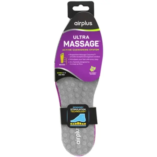 Airplus Women's Size 5-11 Ultra Massage Active Cushioning Shoe Insoles image {1}
