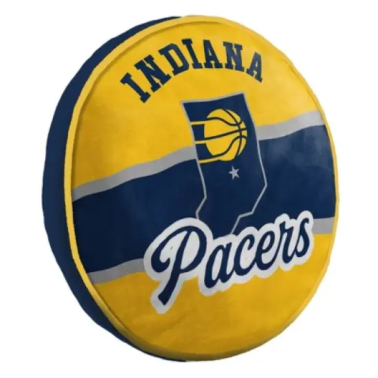 NBA Indiana Pacers 15'' Varsity Cloud Pillow image {1}