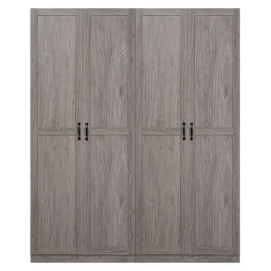 Set of 2 Hopkins Modern 7 Shelf Freestanding Storage Closets - Manhattan Comfort image {12}