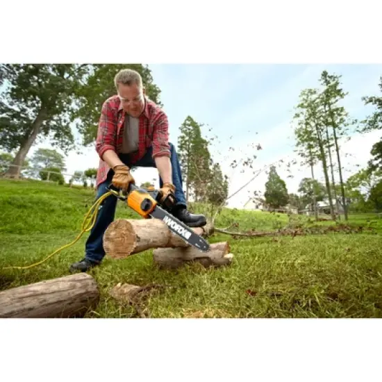 Worx WG305 8 Amp 14" Electric Chainsaw image {2}