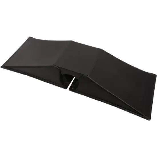 Sakar Skateboard Double Ramp 15&deg; degrees 2 in-line launch ramps High impact resistance Heavy-duty polymer construction with non-slip rubber feet image {2}