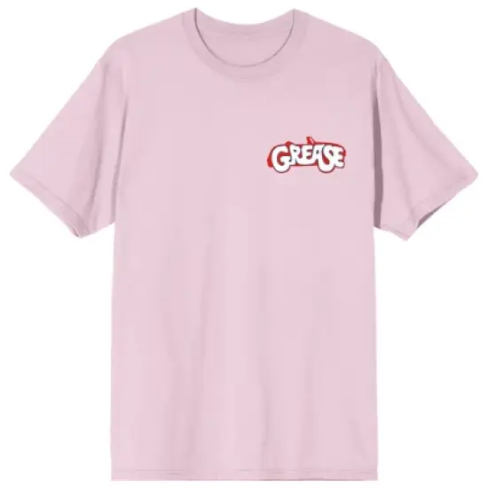 Grease "Tell Me About It, Stud" Women's Pink Short Sleeve Crew Neck Sleep Shirt image {4}