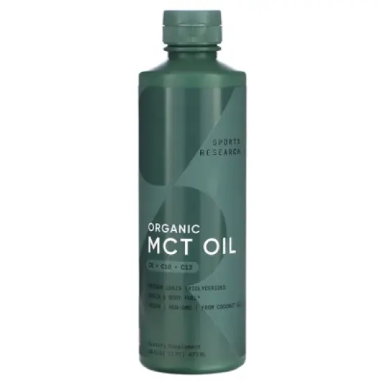 Sports Research Organic MCT Oil, 16 fl oz (473 ml) image {3}