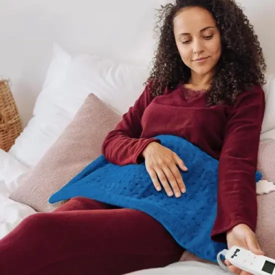 Swtroom Heating Pad Temperature Control Machine Washable with Timer 33"x17" image {2}