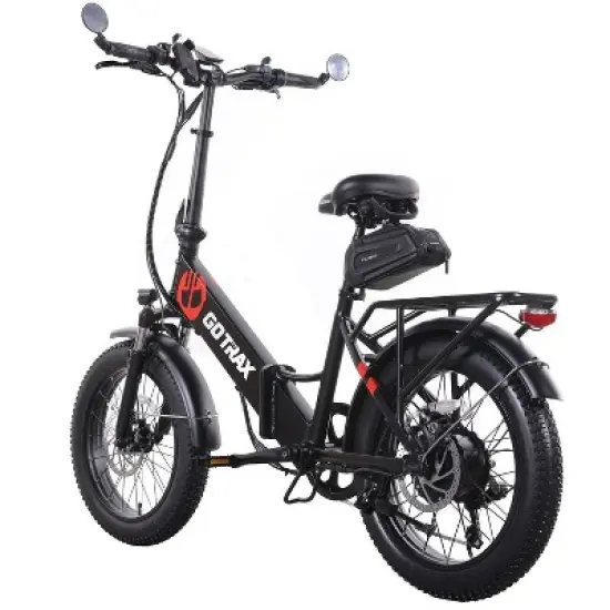 GOTRAX Adult F2V2 20" Step Through Electric Folding Bike image {4}